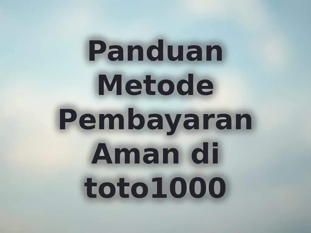 Panduan Pembayaran